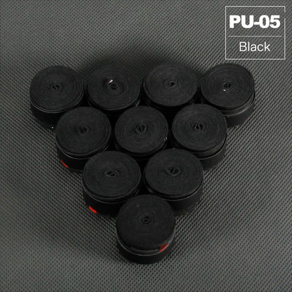 QUESHARK 10 Pcs Coated Anti-Slip Breathable Tennis Racket Sweat Bands Tapes Fishing Rods Badminton Racket Over Grip Wrap Tapes