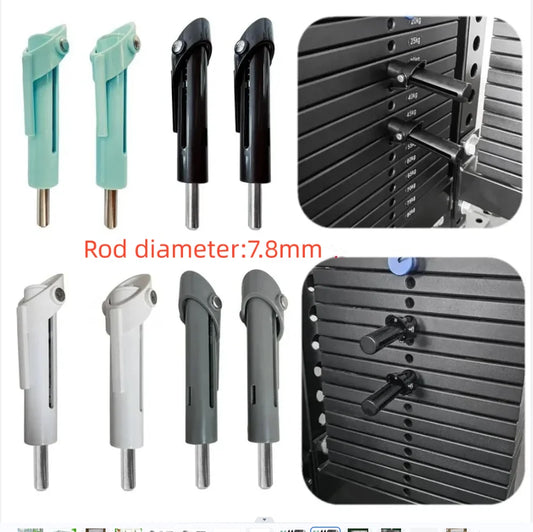 2pcs Weight Stack Pin 7.88mm Strength Training Fitness Professional Gym Equipment Accessories Weight-Decreasing Pin