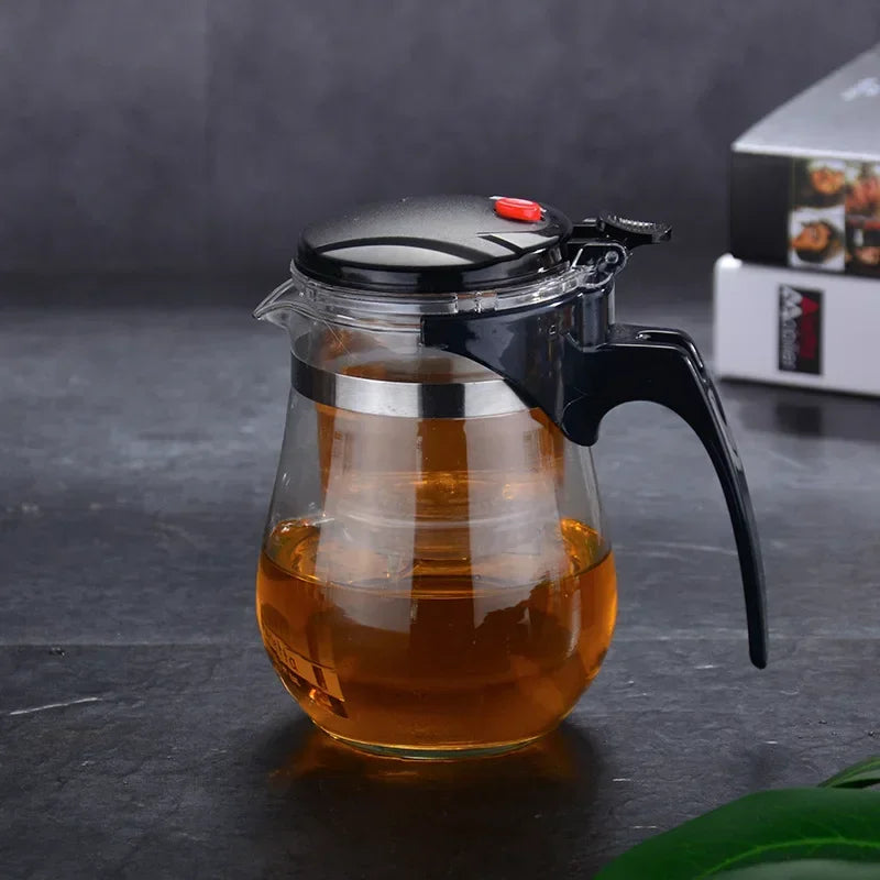 Heat Resistant Glass Teapot With Infuser Filter Chinese Kung Fu Puer Oolong Tea Teapot 500ml-900ml  Tea Pot Water Kettle