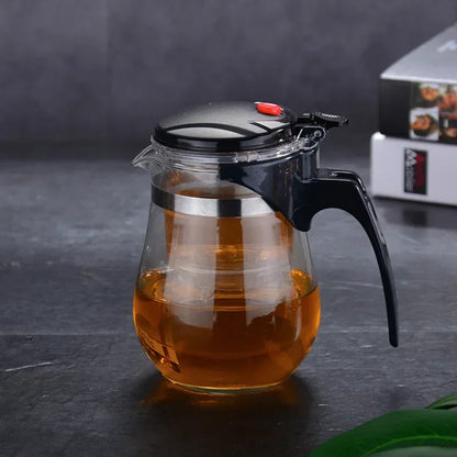 Heat Resistant Glass Teapot With Infuser Filter Chinese Kung Fu Puer Oolong Tea Teapot 500ml-900ml  Tea Pot Water Kettle