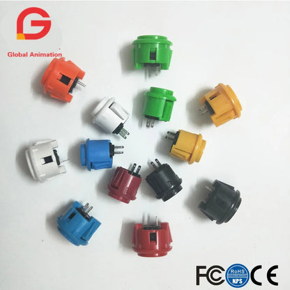 Arcade Game DIY Parts Kit for PC and Raspberry Pi 1/2/3 With Retro Pie 5Pin Joystick 30MM and 24MM Copy Sanwa Buttons Mame Part