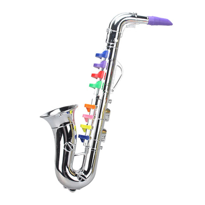Toy Saxophone Kids Musical Instruments Wind and Brass Musical Instruments Teaching Songs for Toddlers for Kids Safety Tested BPA