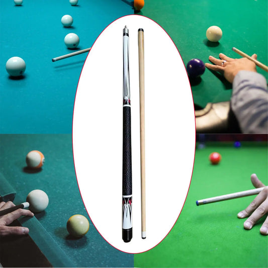Pool Cue Stick Billiard Pool Stick Full Size 57" 13mm Tip Detachable Trendy