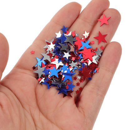 Independence Day Confetti Tabletop Decor for 4th of July Star Happy Birthday Decorations Decorative Glitter Party Ornament