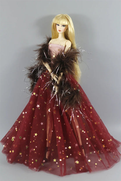 1 Set Doll Clothes Gown for 11.5 Inch 30cm Doll Many Style for Choice Gifts for Girls Doll Accessories