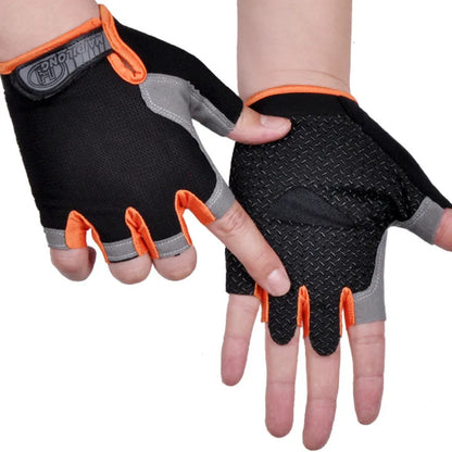 Gym Dumbbell Gloves Men Women Weightlifting Fitness Sport Training Exercise Gloves Non Slip Breathable Half Finger Cycling Glove
