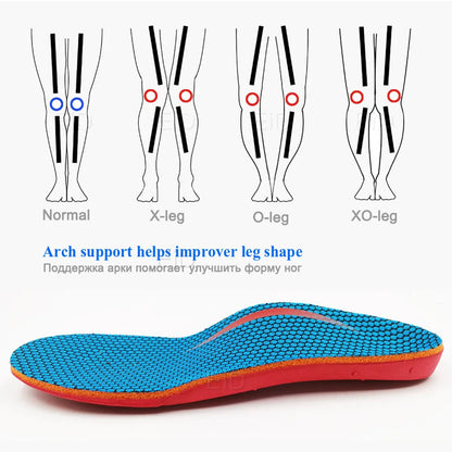EID Kids Children Orthopedic Insoles Shoes Flat Foot Arch Support Insoles Orthotic Pads Correction Health Shoes Pad Foot Care