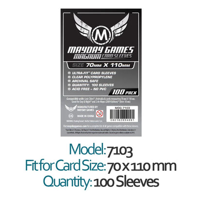 100 Sleeves MAYDAY Card Game Sleeve Protector Board Game Protective Sleeve MUNCHKIN MTG 41 45 56 59 63 68 87 88 92