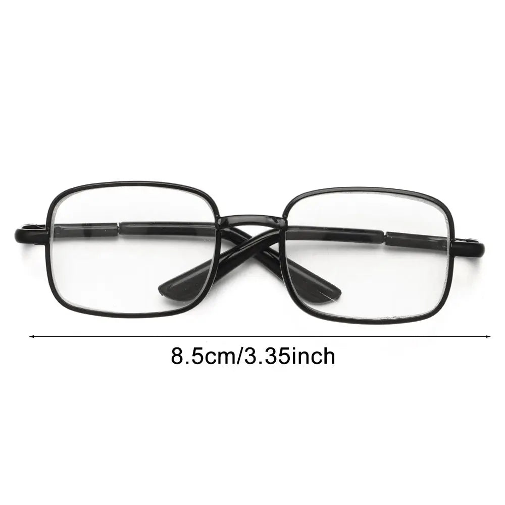 Metal Doll Glasses Square Eyeglasses Pet Glasses American Grils Glasses Fashion Toy Photo Props Doll Accessories