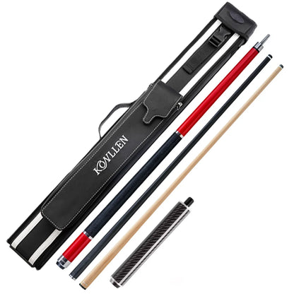 ZOKUE Elite Series Carbon Fiber Pool Cue Low Deflection Full Carbon Technology Cue Stick for Beginner Primary Pool Stick