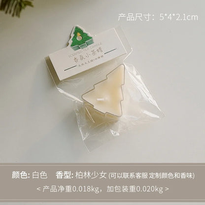 1pc Butterfly Christmas Tree Shape Scented Candles Home Fragrance Candle Aromatherapy Candles for Photo Prop Birthday Home Decor