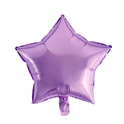 1pc 18inch Star Heart Inflatable Helium Balloon Birthday Party Decorations Kids Foil Balloons Wedding Christmas Supplies Gifts