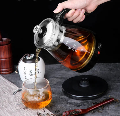 220V 1L Electric Kettle Automatic Tea Cooking Pot Glass Steaming Health Preserving Pot Multi Cooker Household Kettle