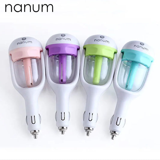 12V Car Air Freshener Car Humidifier Air Purifier Aroma Diffuser Essential Oil Diffuser Aromatherapy Mist Maker Fogger