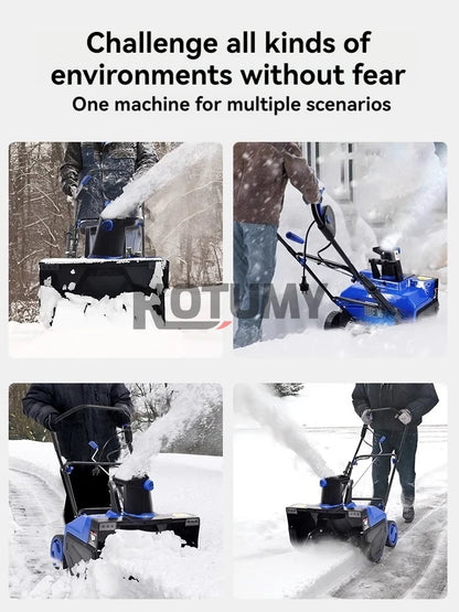 Snow Removal Machine Hand-Pushed Snow Blower Snow Removal Artifact Snow Clearing Equipment for Road