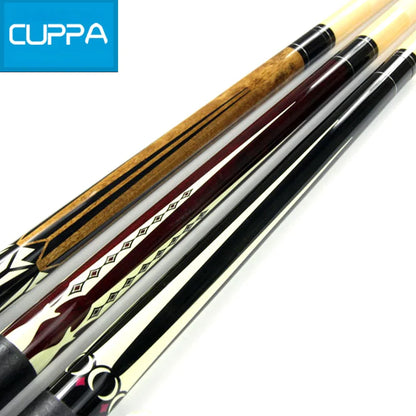 High Quality Cuppa 1/2 Pool Cue Sticks 11.5mm/13mm/10.5mm Tip Billiard Cues Stick Three Colors China