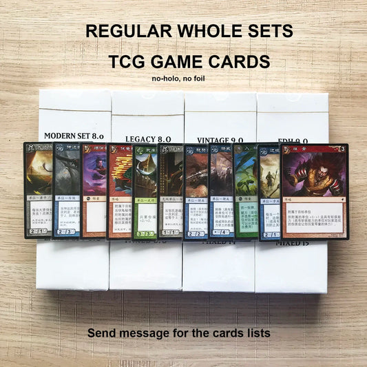 REGULAR Black Core Lands Set Mixed BL TCG Custom PROXY Playing Cards Board Games
