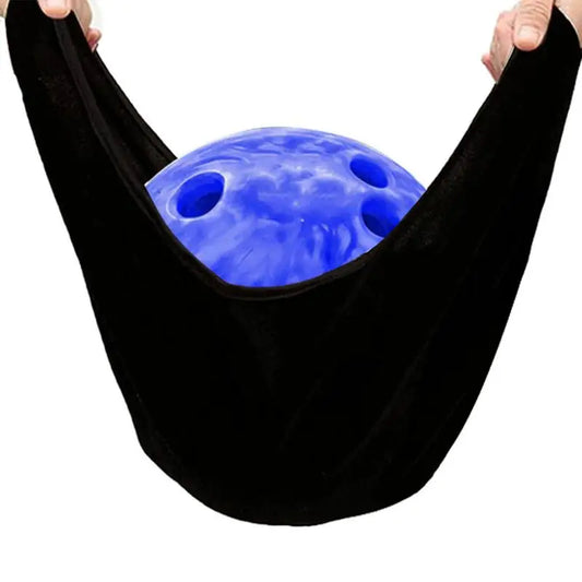 Bowling Ball Wiping-Bag Microfiber Polished Bowling Cleaning Towel Bowling Storage Bag Wiping Cloth Accessories