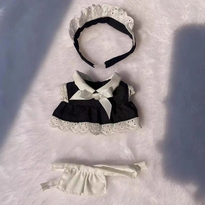 Spot Handmade 17 Cm Cute Mini Doll Clothing Accessories Doll Cotton Doll Suitable for Dolls Not Included