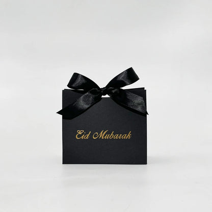 Eid Mubarak Gift Box Eid Mubarak Candy Packaging Boxes Muslim Islamic Festival Bag Family Dinner Party  Favors Decoration Suppli