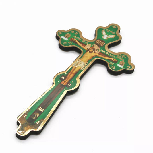 Orthodox Cross Wall Decor Jesus Christ Church Religious Catholic Crucifixo Christian Christmas Gift