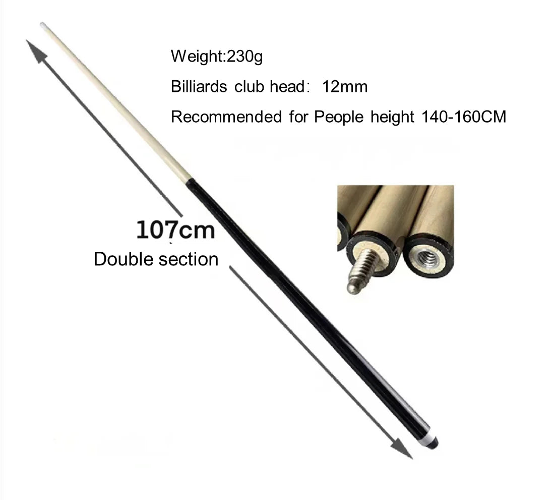 Kids Pool Cue Portable Billiard Pool Stick for Games Children Billiards