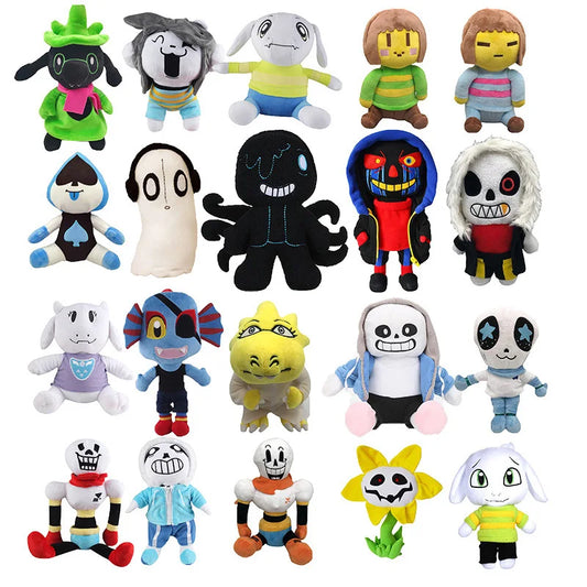 Game Undertale Plush Party Favors Decor Kids Error Sans Plushie Stuffed Toy for Children Birthday Christmas Gifts