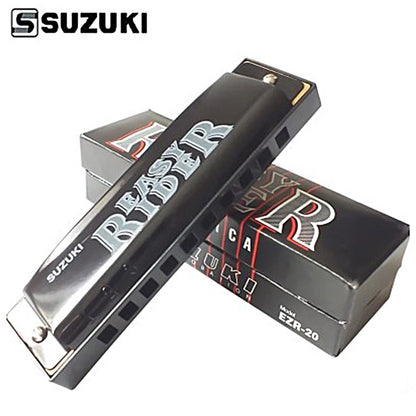 SUZUKI EZR20 Diatonic Harmonica 10 Hole Blues Harmonica - EZR-20B Easy Rider (C) NEW