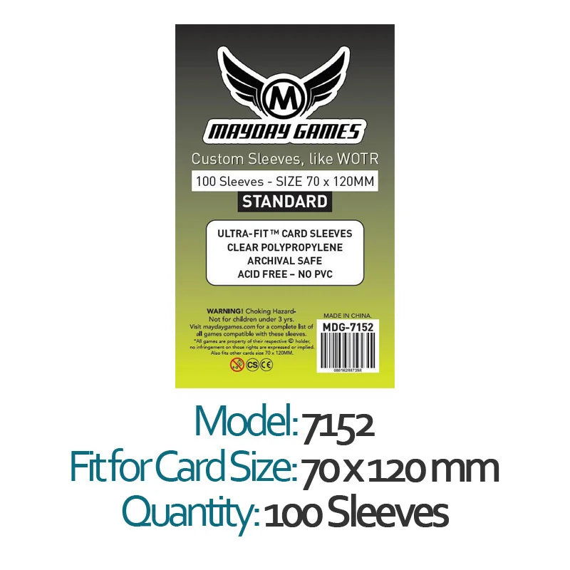100 Sleeves MAYDAY Card Game Sleeve Protector Board Game Protective Sleeve MUNCHKIN MTG 41 45 56 59 63 68 87 88 92
