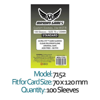 100 Sleeves MAYDAY Card Game Sleeve Protector Board Game Protective Sleeve MUNCHKIN MTG 41 45 56 59 63 68 87 88 92