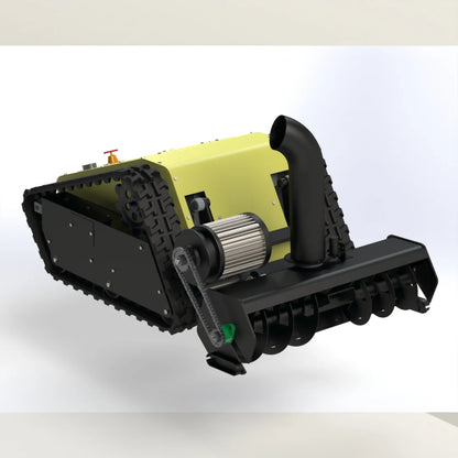 Remote Control Snowplow Multi-Purpose Electric Snow Blower Robot Snow Blower Rubber Track Snowplow Removal Equipment