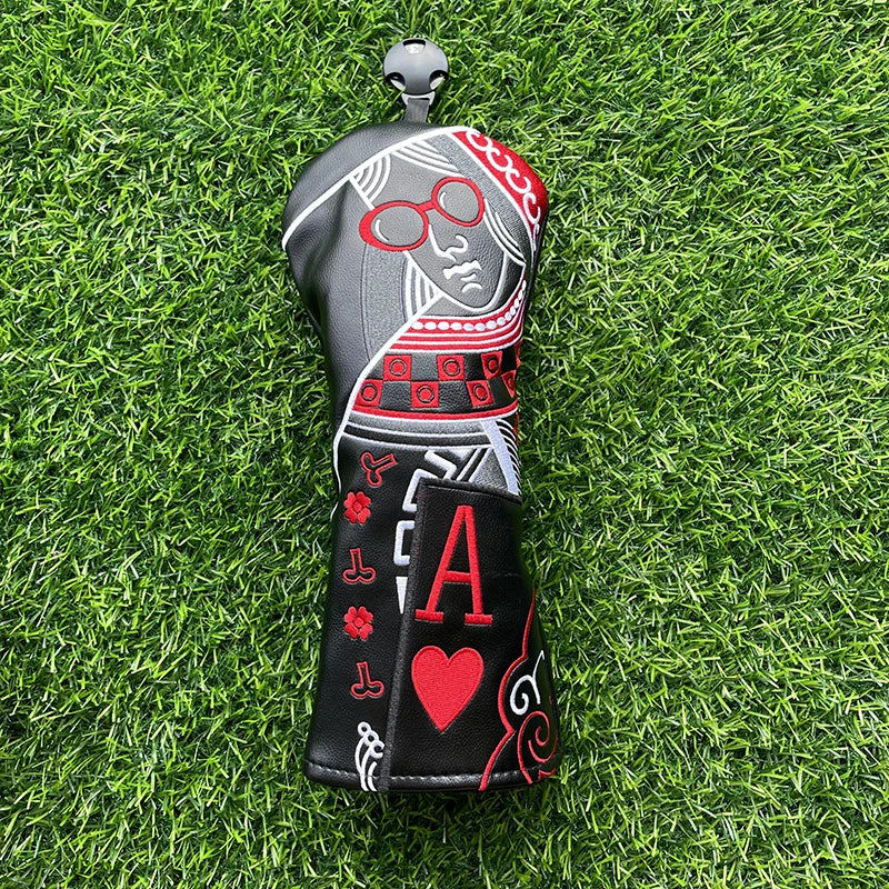Kings and Queens and Knights Golf Club Wood Headcovers Driver Fairway Woods Hybrid Cover Photographing in Kind Fast Delivery