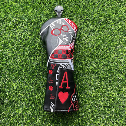 Kings and Queens and Knights Golf Club Wood Headcovers Driver Fairway Woods Hybrid Cover Photographing in Kind Fast Delivery