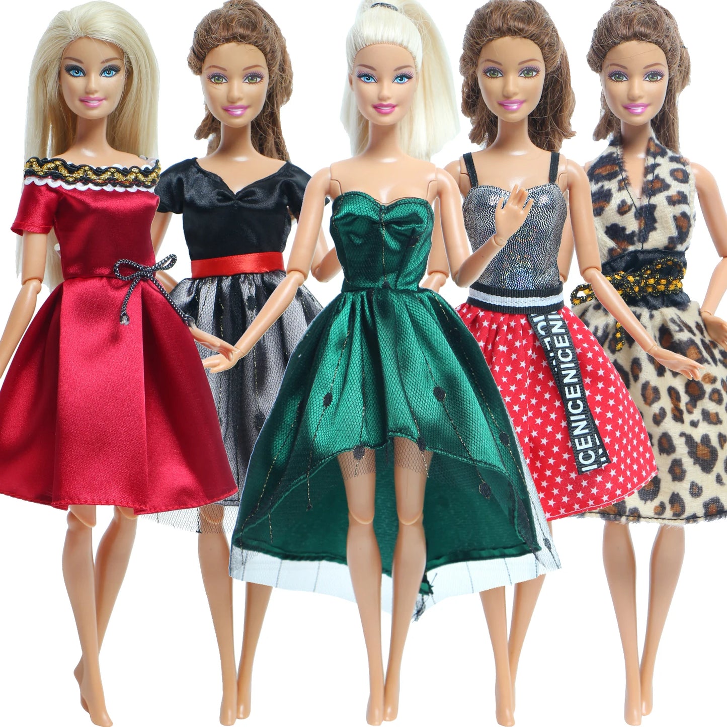 5 Set 3 Set Handmade Fashion Outfit Daily Casual Wear Blouse Shirt Vest Bottom Pants Skirt Clothes for Barbie Doll Accessories