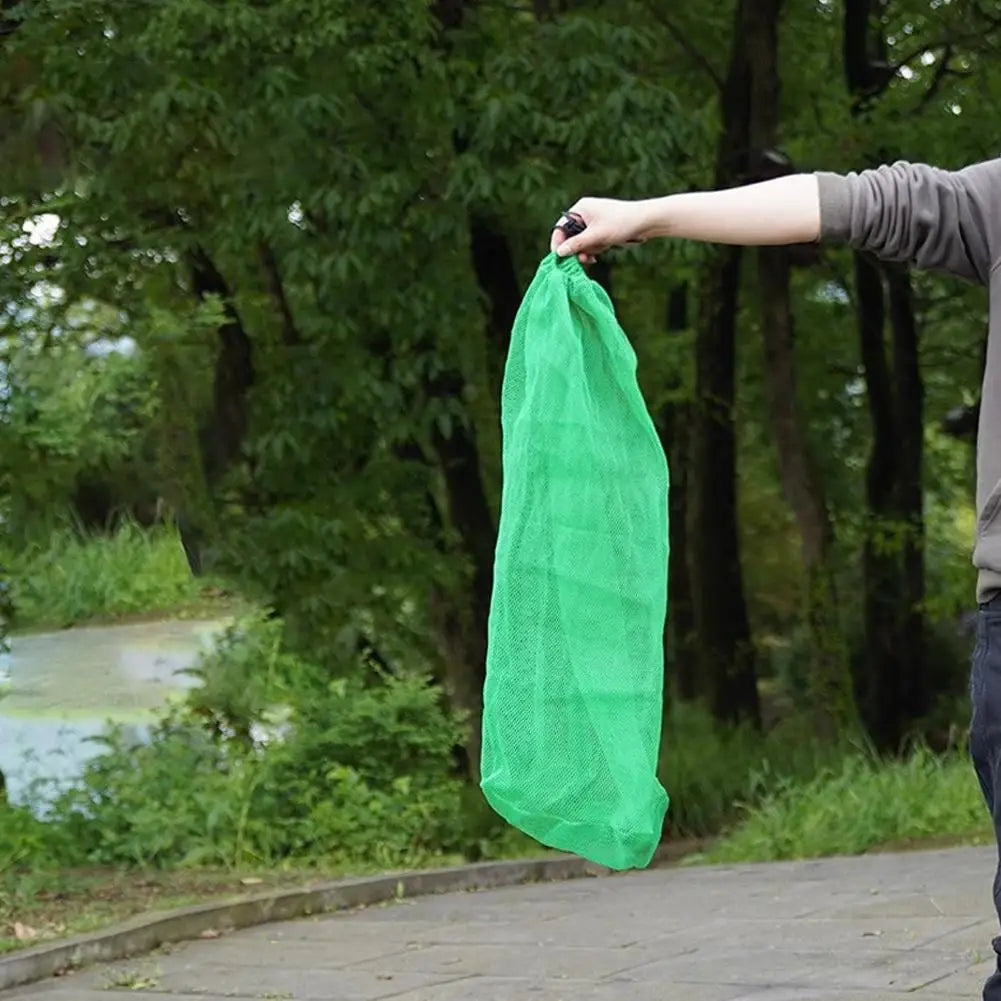 1PC Folding Fish Net Live Fish Net Bag Mesh Bag of Tools Net Mesh Guard Fish Fishing Storage Very Bag Bag I1Y4