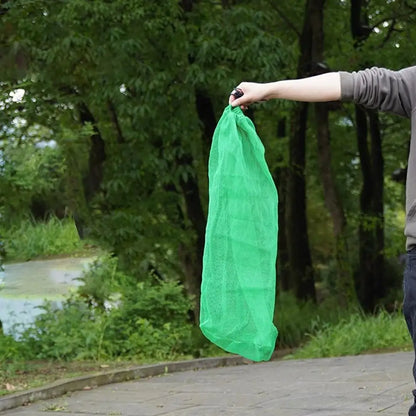 1PC Folding Fish Net Live Fish Net Bag Mesh Bag of Tools Net Mesh Guard Fish Fishing Storage Very Bag Bag I1Y4