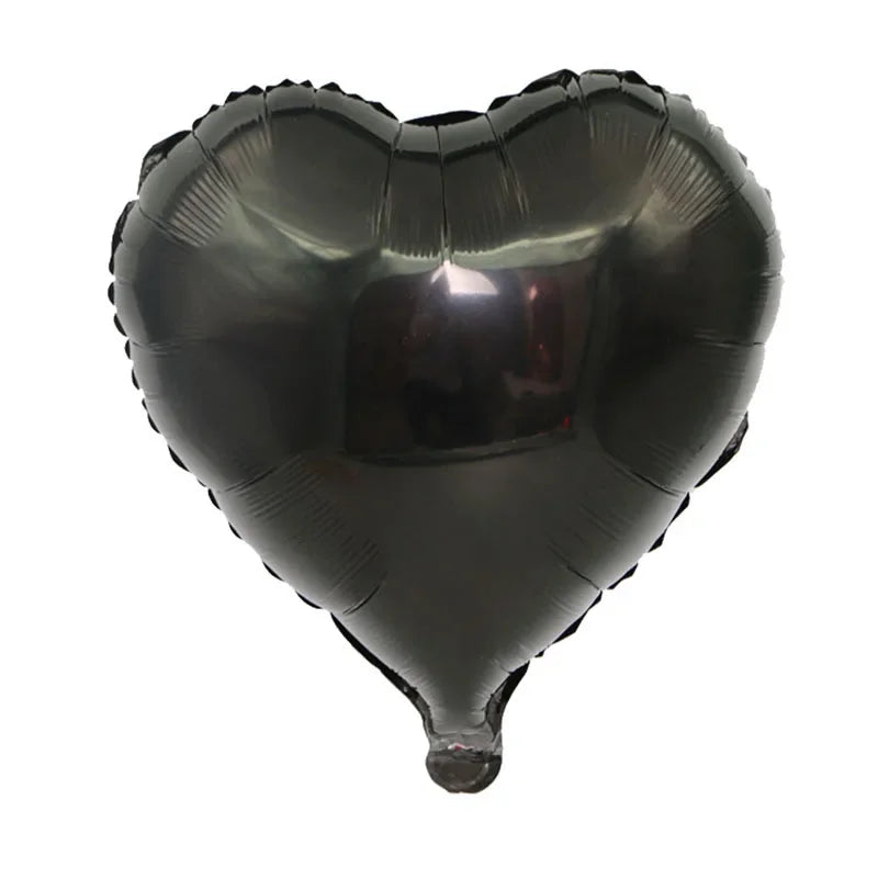 1pc 18inch Star Heart Inflatable Helium Balloon Birthday Party Decorations Kids Foil Balloons Wedding Christmas Supplies Gifts