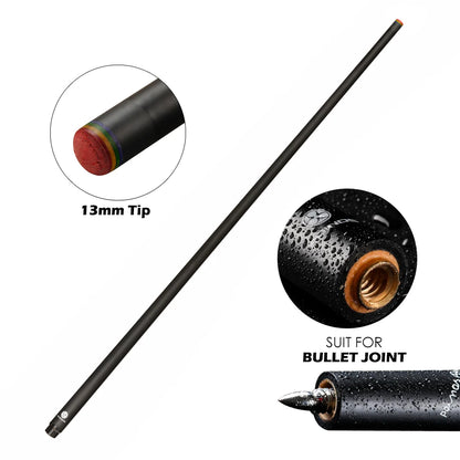 PREOAIDR 3142 POINOS Carbon Maple Single Shaft Billiard Pool Cue Stick Shaft 10.8/11.75/13mm Tip Uni-Loc Joint Bullet Shaft
