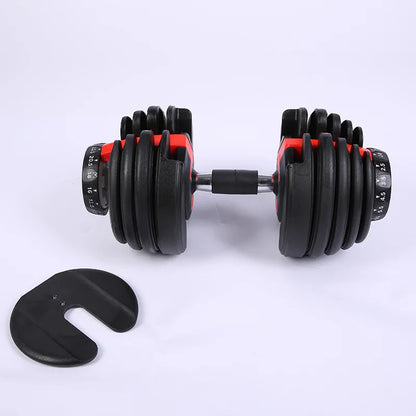 Dumbbell and Stand Dumbbell Set, Weight Adjustable, Solid Weightlifting, Commercial Gym, Household, Multiple Options, 40kg, 90lb
