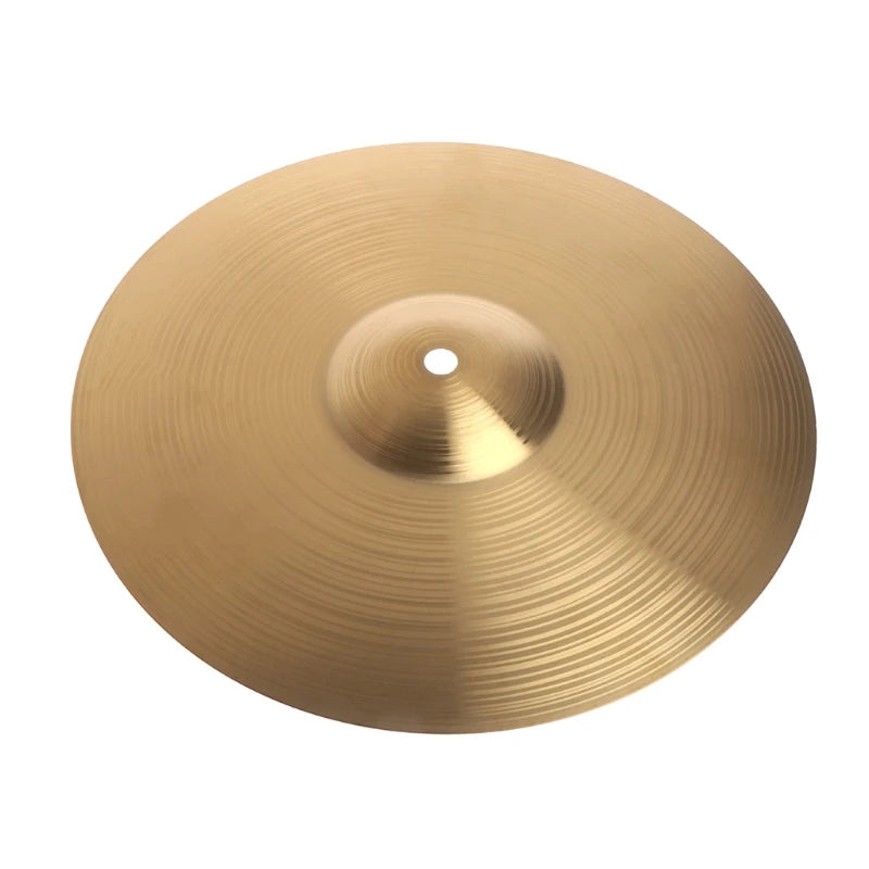 8/10/12Inch Brass Cymbals Percussion Drum Alloy Crash Cymbal Drum Instrument Cymbals for Drums Players Beginners