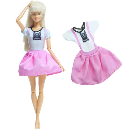 BJDBUS Doll Dress Newest Handmade Party High Quality Accessories Clothes for Barbie Doll Cloth Baby Girl Gift Toy Pants Skirt