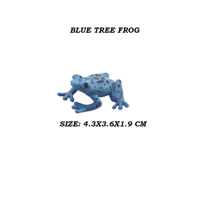 Figure Toy Frog Models Rainforest Animal Figurines TreeFrog Rana Deltoides Action Figures Bullfrog Animals Toys Games Kids Gifts