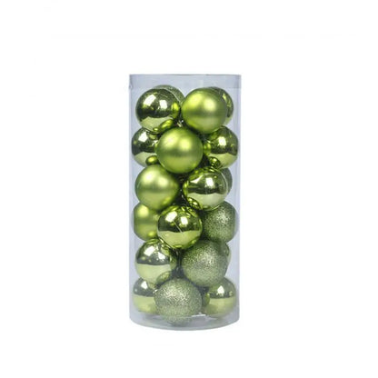 24/36pcs Christmas Ball Christmas Tree Ornament Home Christmas Hanging Pendant New Year Party Decoration Gift Navidad