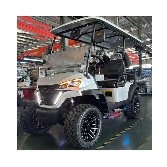 China MMC High Speed 60V 72V Lithium Battery Electric Golf Buggy 4 6 Seats Support Customization Model D Golf Carts