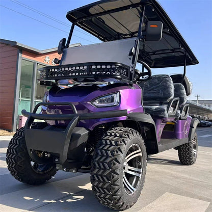 China MMC High Speed 60V 72V Lithium Battery Electric Golf Buggy 4 6 Seats Support Customization Model D Golf Carts