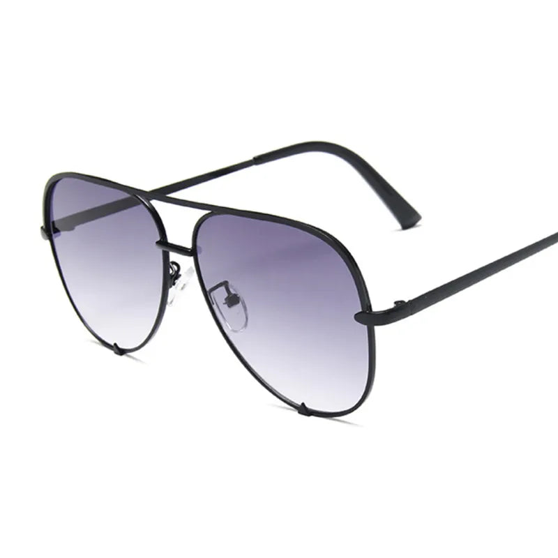 Classic Vintage Sunglasses Woman Luxury Brand Designer Sun Glasses Female Fashion Retro Black Gradient Aviation Oculos De Sol