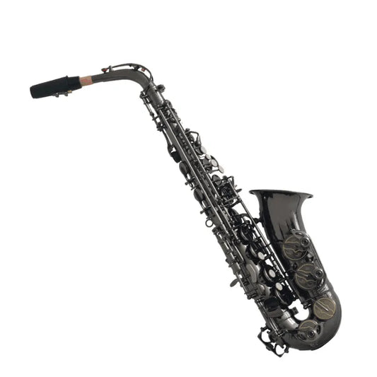 Il Belin Free Promotional  Alto Saxophone E Flat Matte Black Musical Instruments Saxophone Professional Grade Encarved