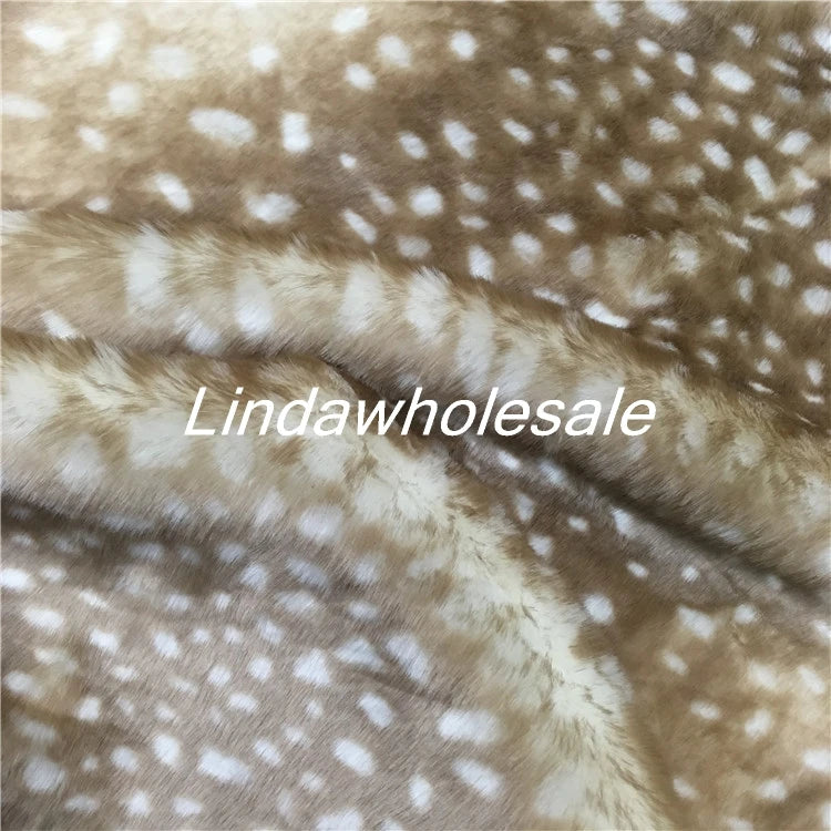 Faux Fur Fabric,plush Fabric Christmas Moose Velvet Deerskin Clothing Toy Material,160*45cm(half Yard)/Pcs