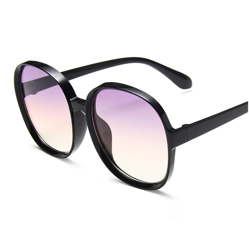 Newest Round Sunglasses Woman Oversized Female Glasses Gradient Fashion Brand Women Sun Glasses Ladies 2020 UV400