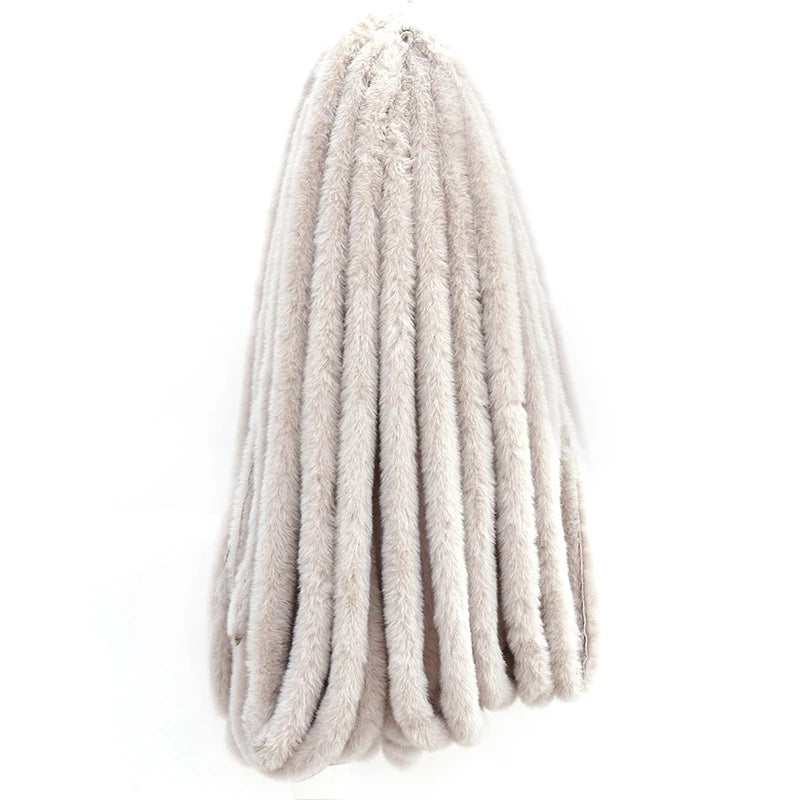 10m/Set Faux Rabbit Fur Ribbon for Trim Clothes Accessory Artificial Fur Strips Coat Hood Hat DIY Fluffy Garment Materialsse